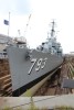 USS Cassin Young in Dry Dock