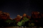 Zion NP Court Of The Patriarchs At Night